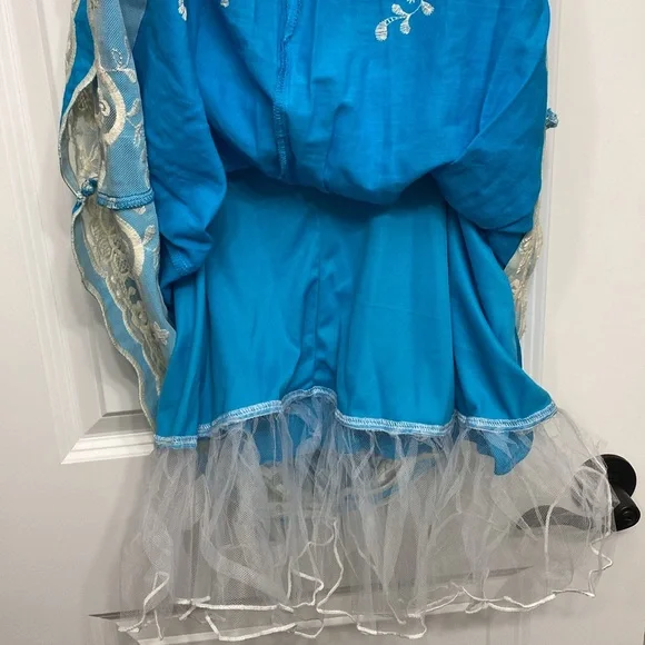 NWT Speechless Juniors Dress - size 11 - blue with spaghetti straps and back zip - Picture 8 of 13